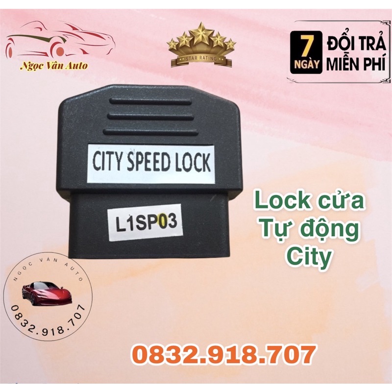 Chốt Cửa Tự Động Honda City 2014 - 2020 Cắm Cổng OBD