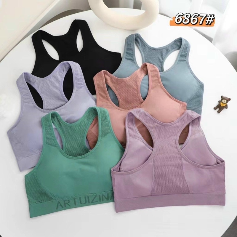 Áo bra 3 lỗ nữ dệt 6867 gym,thể thao,yoga