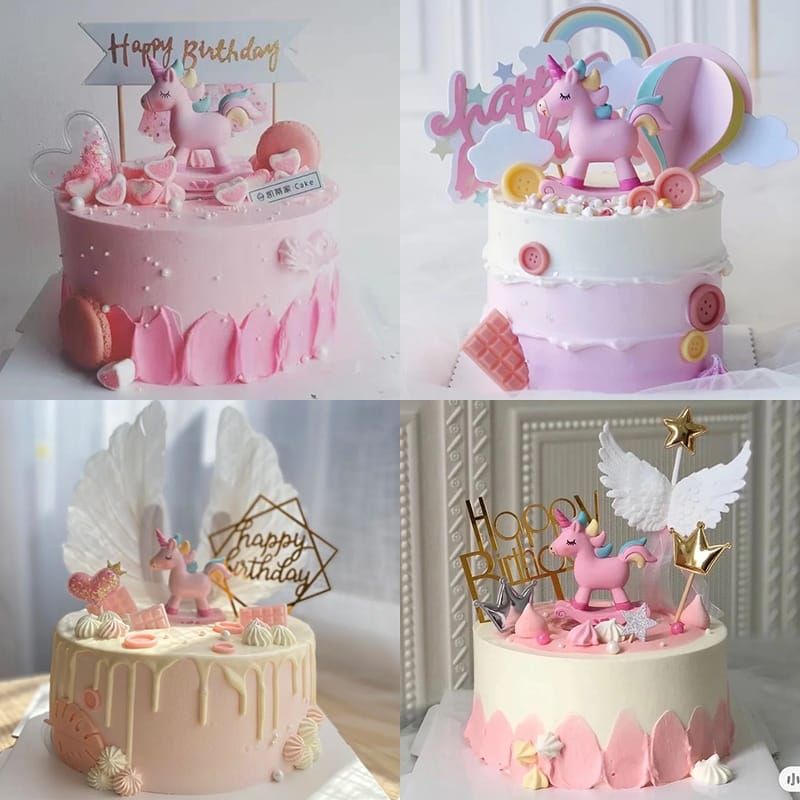 Ngựa Bập Bênh Trang Trí Bánh Kem Chất Lượng Cao