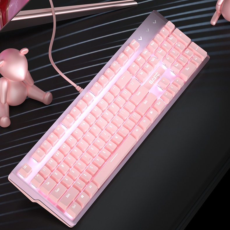 SG-8842 Bàn Phím Gaming có dây Giả Cơ Led Siêu Đẹp Chuyên Chơi Game, Văn Phòng Cho Máy Tính Laptop