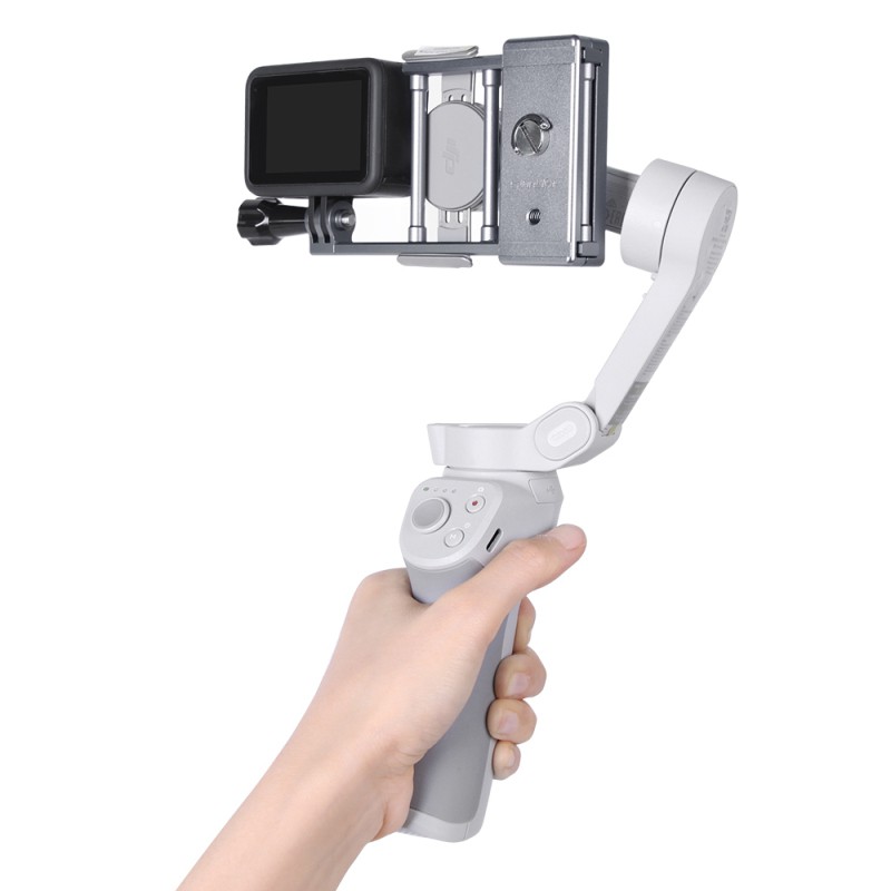 (Đang Bán) Bộ Tay Cầm Chống Rung Cho Gopro 9 / 8 / Osmo Action For Om 4 / Osmo Mobile 3