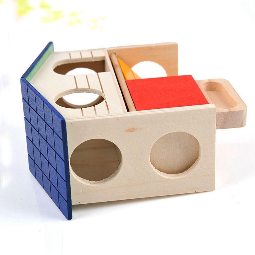 ELLSWORTH Nhà Đồ Chơi Hai Tầng DIY Dành Cho Chuột Hamster