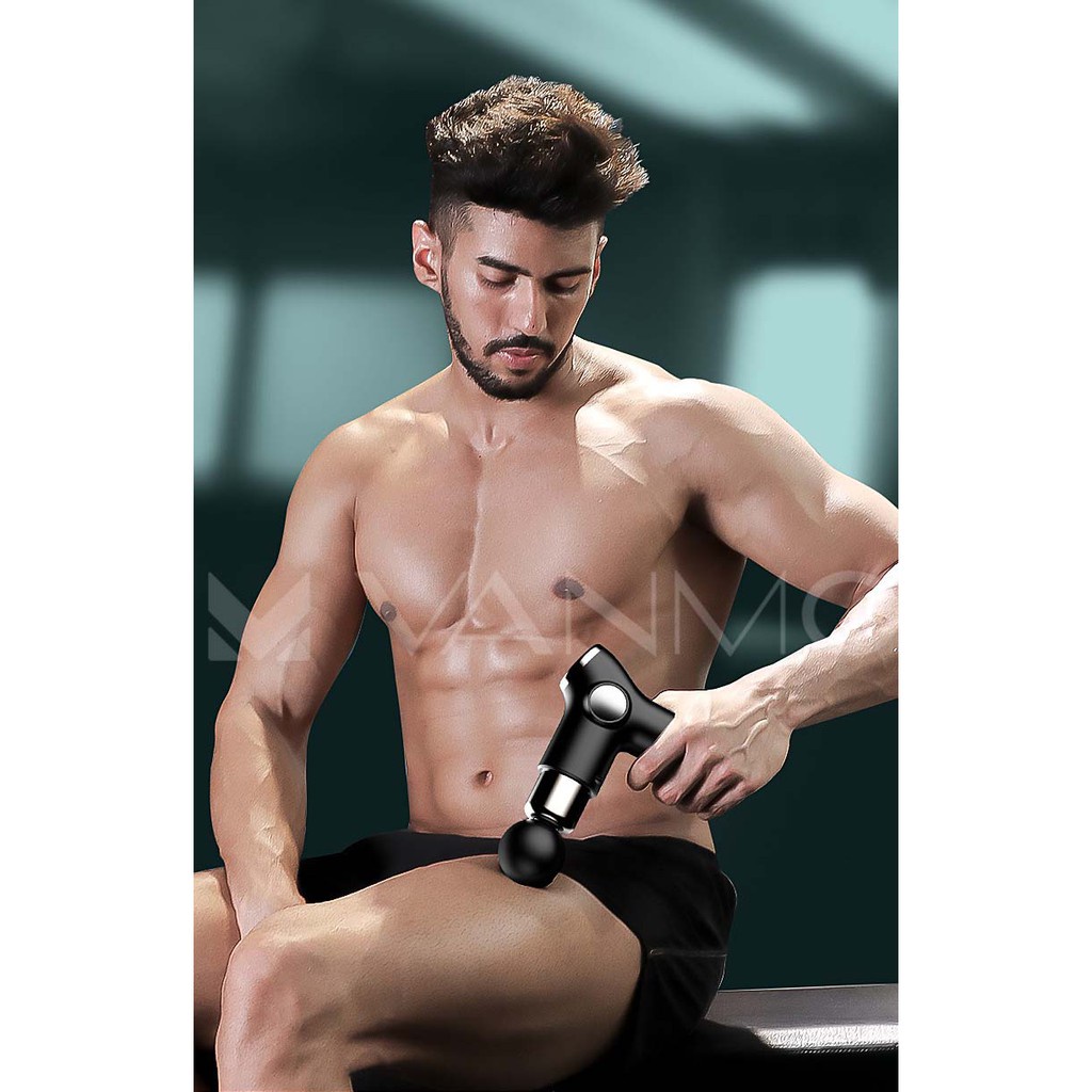 Máy mát xa cơ tốc độ cao Fascia Máy mát xa cơ điện mini Thư giãn cơ thể thon gọn sau khi tập thể dục