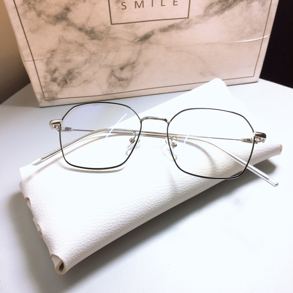 [Mã SKAMCLU7 giảm 10% cho đơn từ 0Đ] Gọng kính kim loại vuông 5256 nhận cắt cận viễn loạn | BigBuy360 - bigbuy360.vn