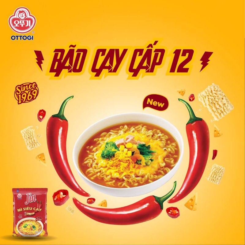 mì siêu cay phô mai