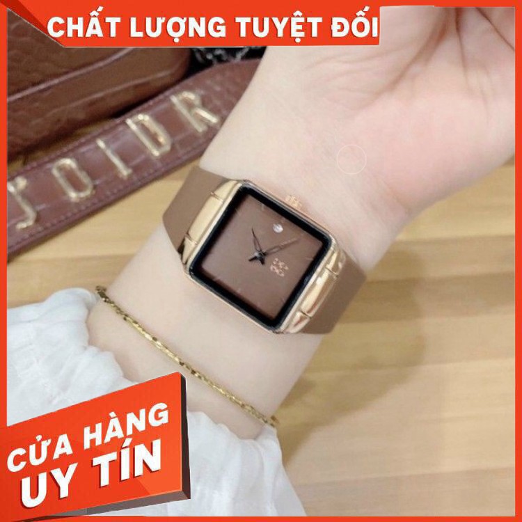 (Bảo hành 12 tháng) ĐỒNG HỒ NỮ GUOU DÂY DA, THẺ BẢO HÀNH 12 THÁNG