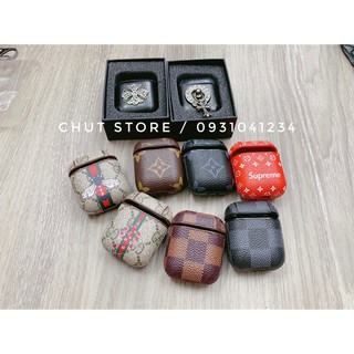 Camstore camstore ốp da tai nghe ko dây airpods cao cấp