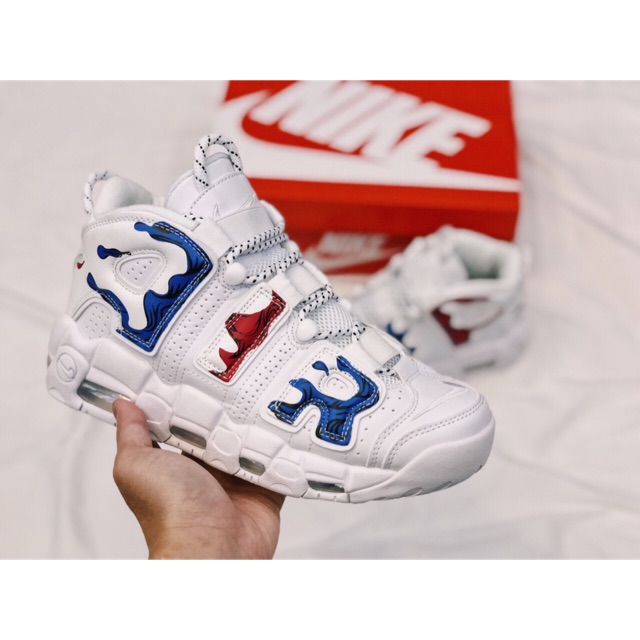 Giày nam Air Max Uptempo 2018 da cao cấp bền lạ