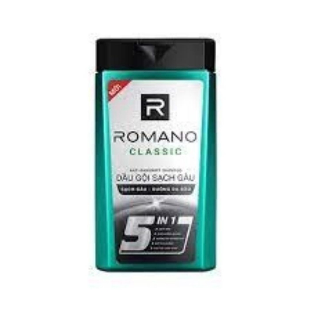 Dầu gội sạch gàu Romano 5in1 hương nước hoa 150g Classic , Attitude , Force- HÀNG TĂNG