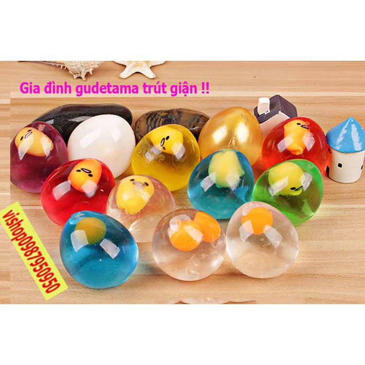 GUDETAMA SQUIShY trút giận trứng biến thái trứng gà trút giận mochi slime squishy