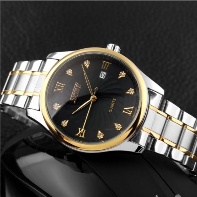 Đồng hồ nam Skmei 063 chính hãng dây kim loại không gỉ Tặng pin đồng hồ (Giá sỉ) | BigBuy360 - bigbuy360.vn