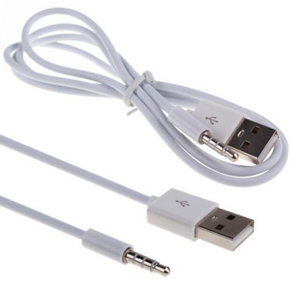 Dây cáp âm thanh 3.5mm USB 2.0 đầu đực kiểu dáng tiện dụng dành cho loa / máy nghe nhạc MP3/4 VC591 P12 của xe ô tô