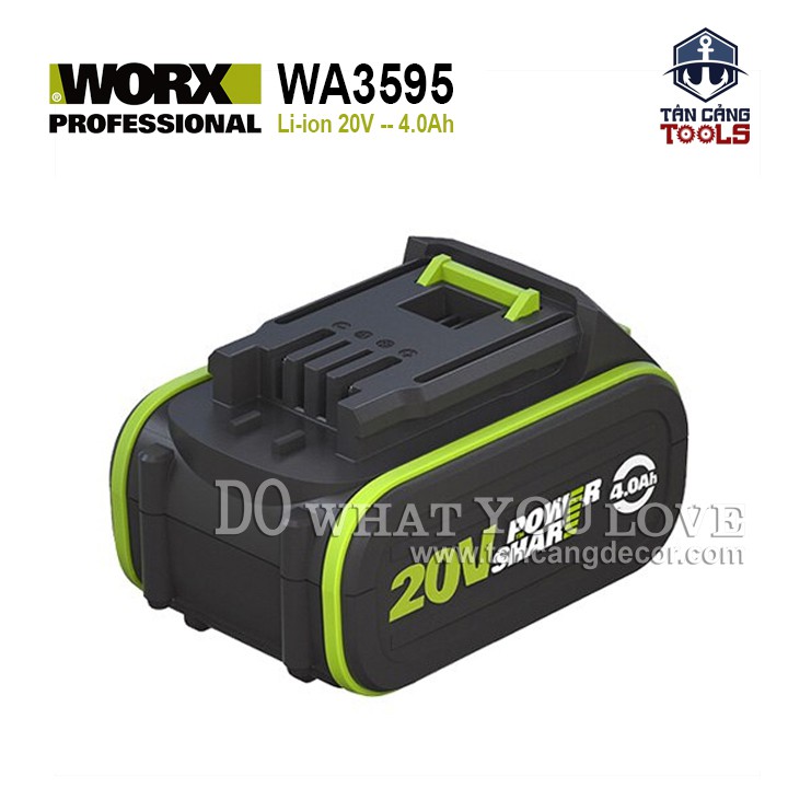 Pin Li-ion 20V 4.0Ah Worx WA3595