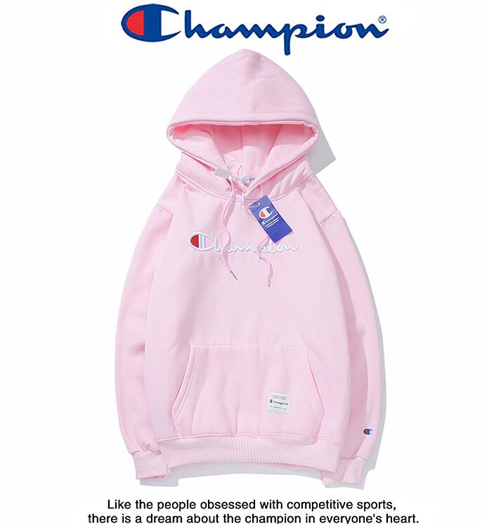 [ Mã 12FASHIONSALE1 giảm 10K đơn 50K ] Áo Hoodie Thêu Chữ Champion Size S-3XL Thời Trang