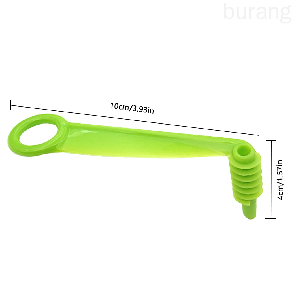 Dụng cụ cắt rau củ quả hình xoắn ốc bằng nhựa màu sắc ngẫu nhiên tiện dụng cho nhà bếp