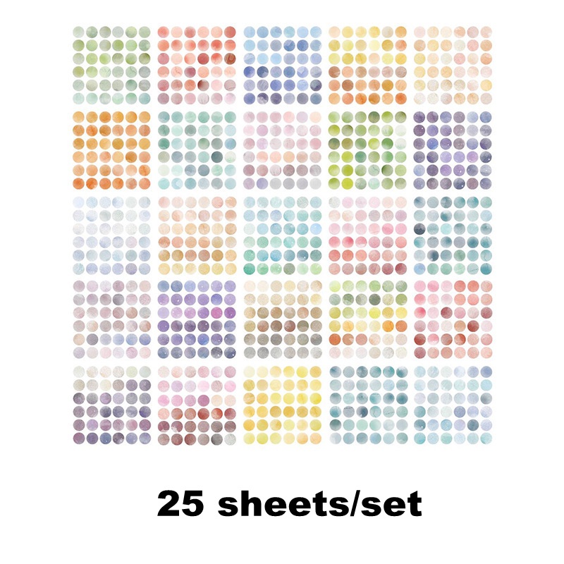 Miếng Dán Trang Trí Họa Tiết Chấm Bi Xinh Xắn