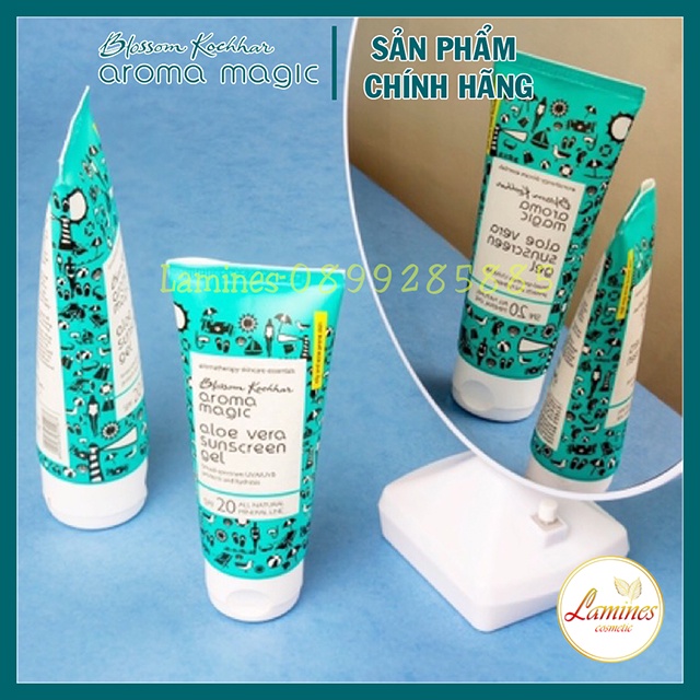 Kem Chống Nắng Aromamagic Cho Da Dầu Mụn SPF20 | Aroma Magic Aloe Vera Sunscreen 50ml For Oil Skin