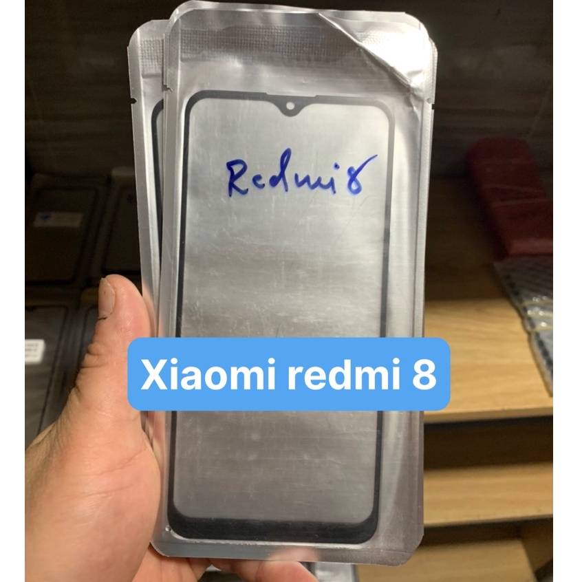 Kính ép màn hình liền keo xiaomi redmi 8