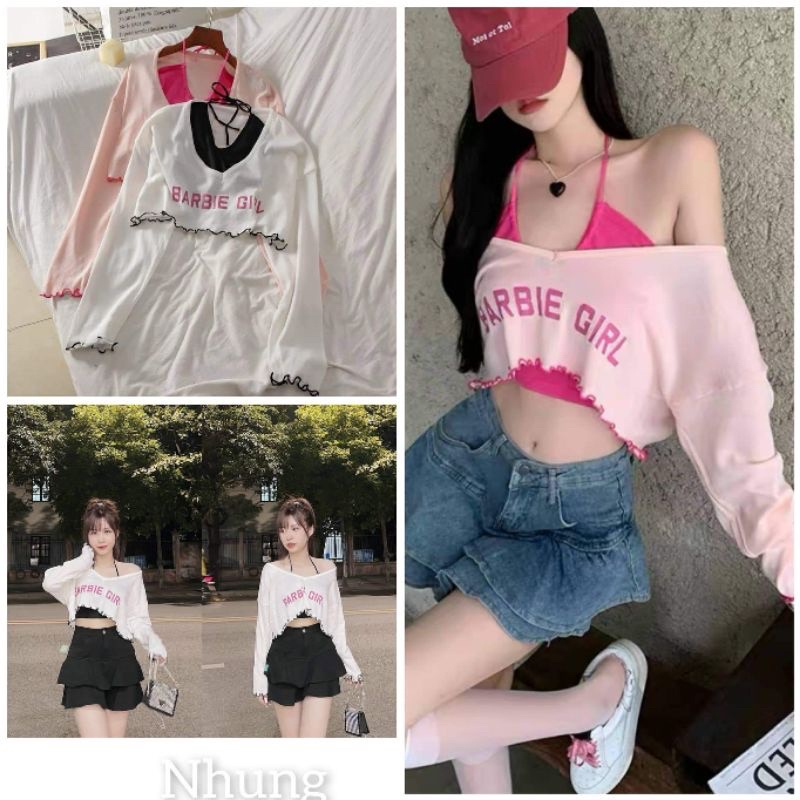 ÁO CROPTOP HAI MÓN YẾM XINH CỰC CUTE G8