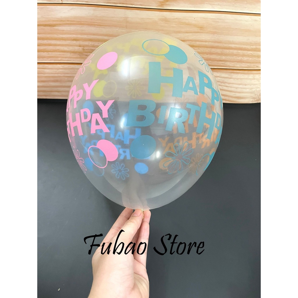 Set 5 bóng in chữ Happy Birthday, trang trí sinh nhật, party Fubao Store