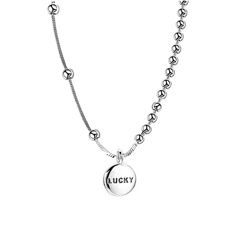 Vòng cổ Lucky cho nữ bạc ý S925, dáng vòng chorker mẫu mới nhất - DB2631 - Bảo Ngọc Jewelry