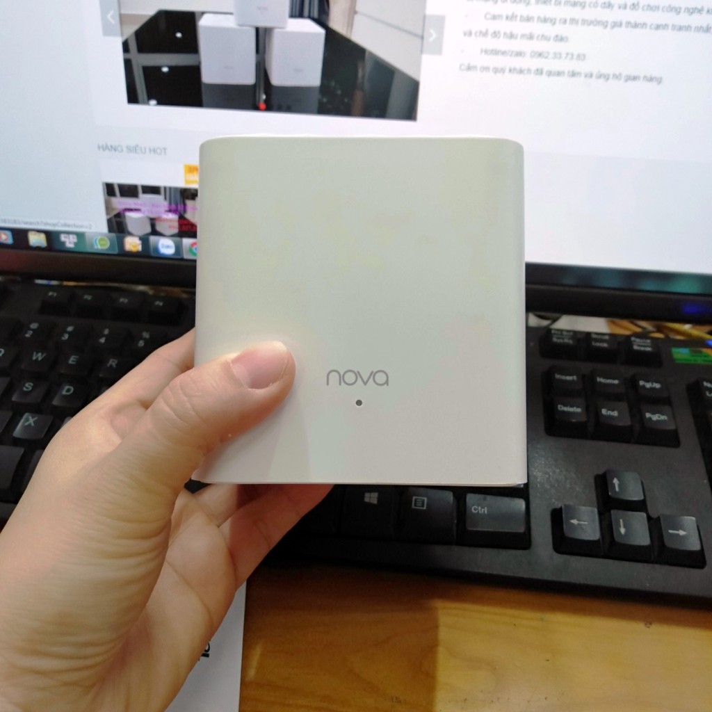 Bộ Wifi Mesh Tenda Nova MW3 bảo hành 12 tháng - hàng chính hãng