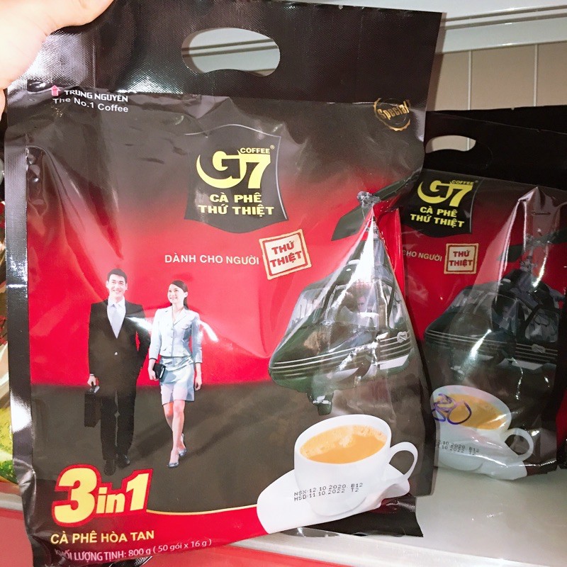 Bịch 50 gói cà phê thứ thiệt G7 800gram