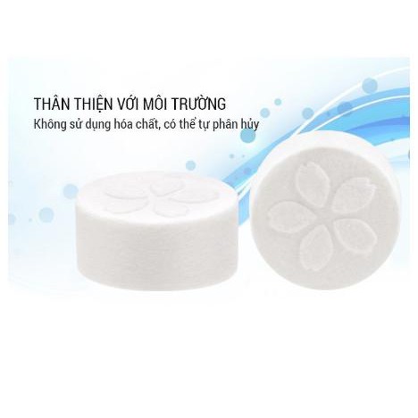 Nikkori - Combo 10 Khăn Giấy Khô Dạng Nén Sản Xuất Theo Công Nghê Nhật Bản