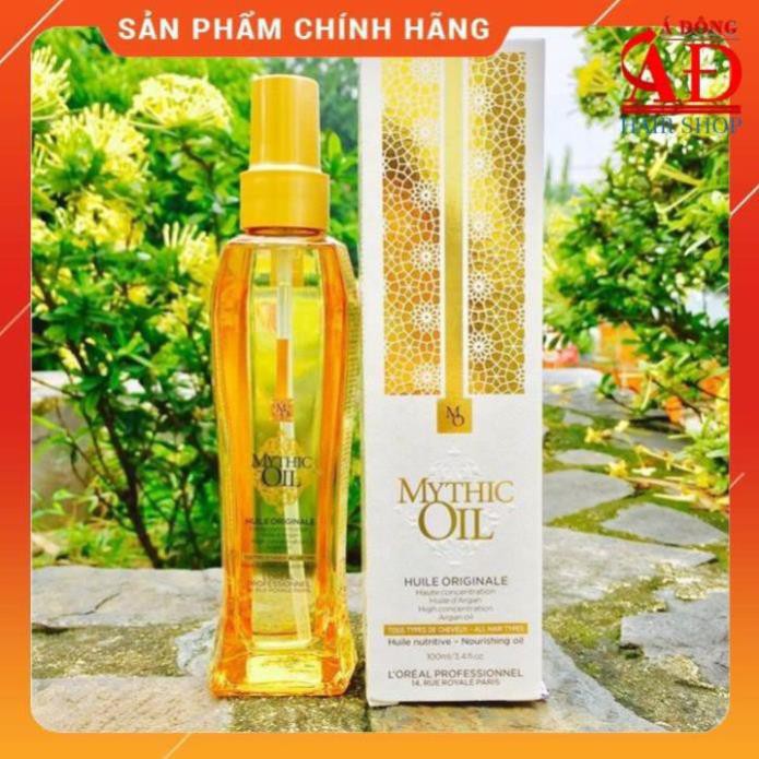 Serum tinh dầu dưỡng tóc L'oreal Mythic oil Nourishing oil for all hair types 100ml - chính hãng