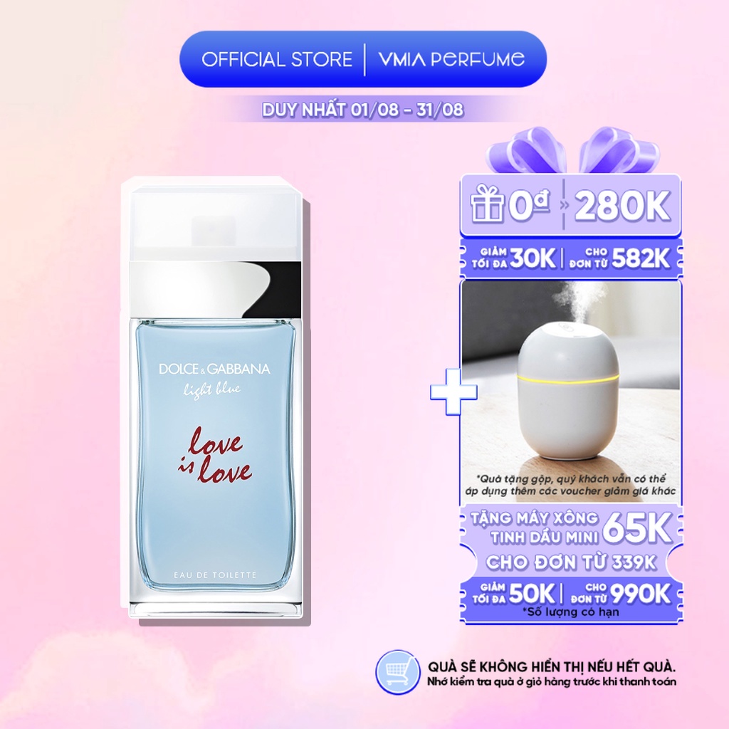 Nước Hoa Nữ DG Light Blue Love Is Love mẫu thử 2ml 5ml 10ml