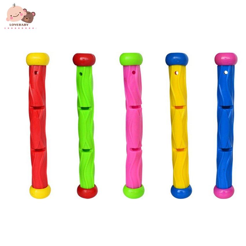 [HOT]5 pcs Multicolor Diving Stick Toy Underwater Swimming Diving Training Sticks