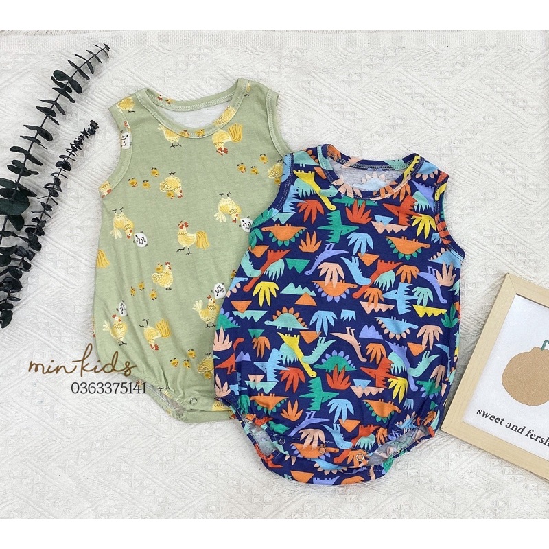 Bodysuit sát nách bé trai ( bảng màu 2)