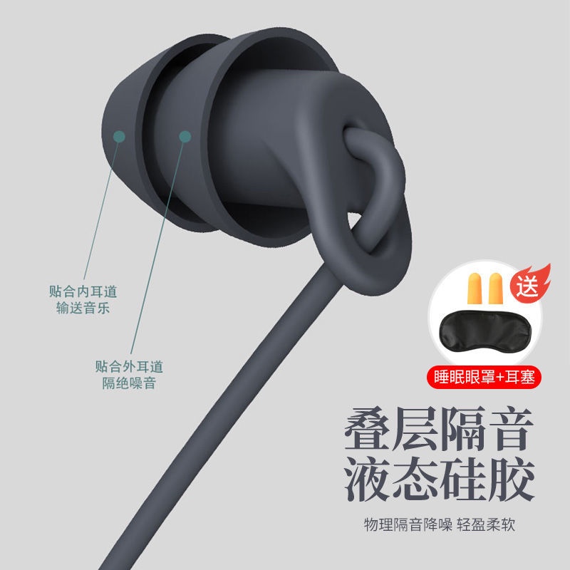 Tai nghe ngủ REMAX RX-103 Nút tai có dây silicon chống ồn In-Ear Typec Nút tai đặc biệt để ngủ