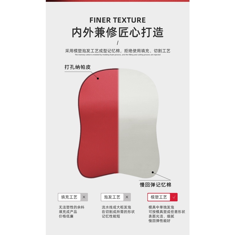 Gối Tựa Đầu Bằng Da Mềm Cho Xe Hơi