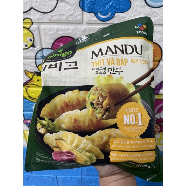 Bánh xếp Hàn Quốc hiệu CJ gói 350g/10 cái