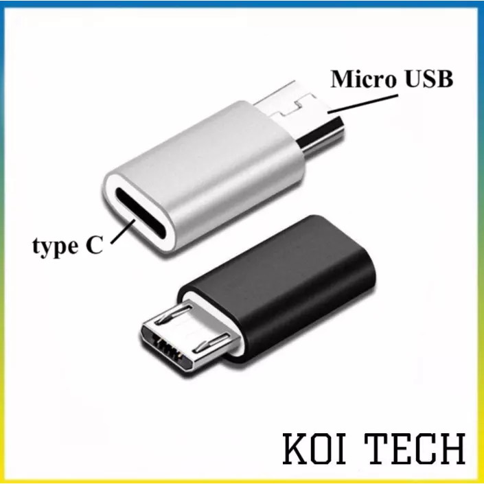 Jack chuyển đổi từ đầu usb type c sang micro usb cho andoird