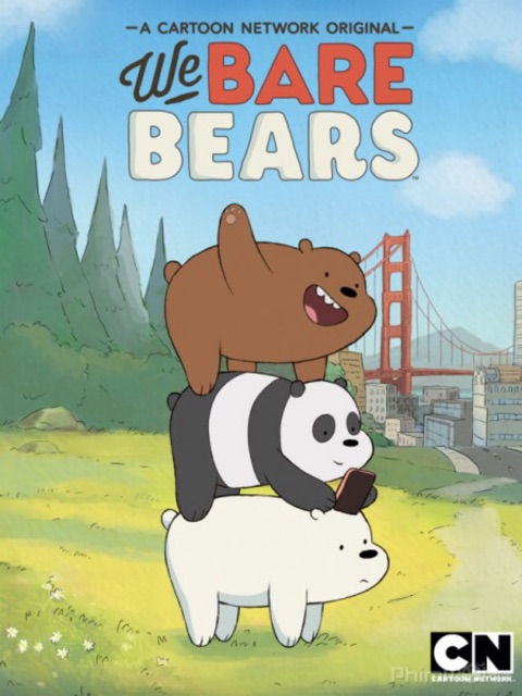 Túi tote gấu We Bare Bear  Hàng Quảng Châu