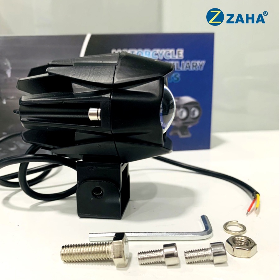 Đèn trợ sáng S26 ZAHA cos vàng pha trắng siêu sáng dành cho motor, xe máy
