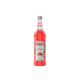 ANDROS - SYRUP Hoa Hồng (Rose) - Nguyên liệu pha chế - 700 ml