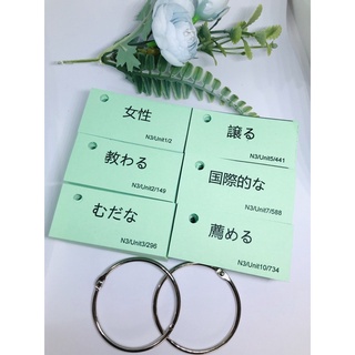 FLASHCARD TỪ VỰNG TIẾNG NHẬT N3 MIMIKARA 880 THẺ