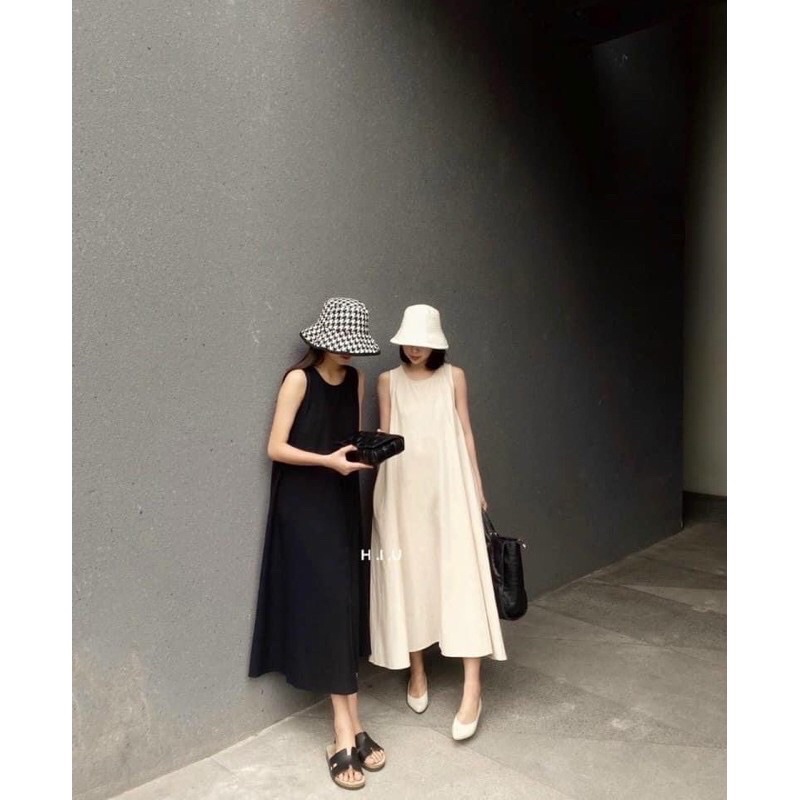 Váy Đũi Yếm Dáng Xuông Hót Hít Đủ 2 Màu | BigBuy360 - bigbuy360.vn