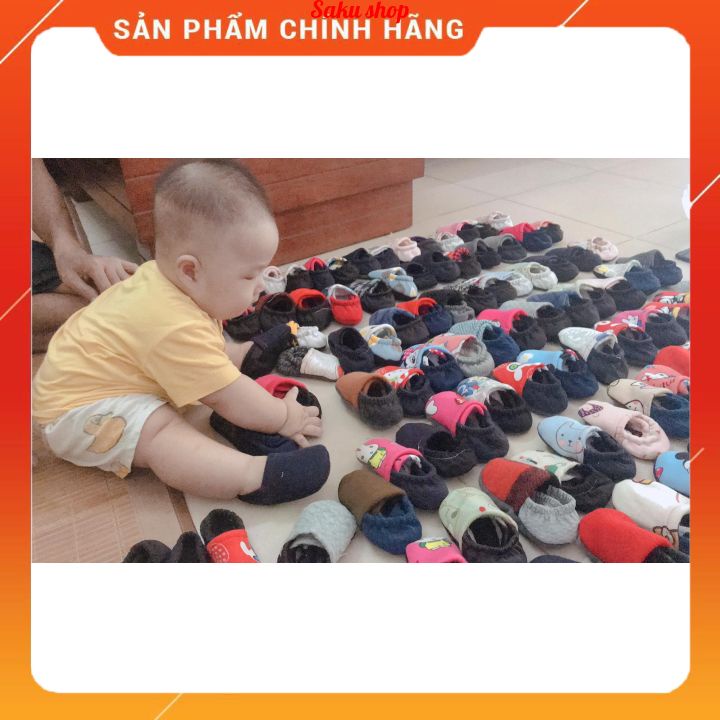 Giày vải, giày tập đi cho bé ( giày tự may ảnh 100% tự chụp)
