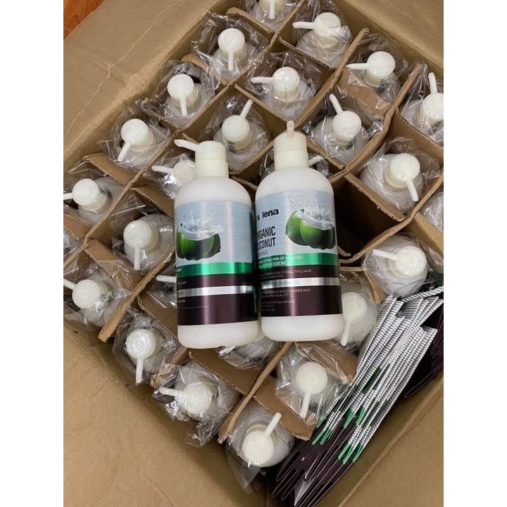 Dầu Gội Hoặc Dầu Xả Dừa  SELENA ORGANIC Ngăn Ngừa Rụng Tóc Phục Hồi Tóc Khô Xơ, Hư Tổn, Ngăn Ngừa Gàu 800ml - Chính Hãng