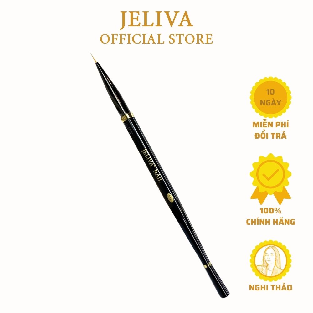 Cọ nét vẽ móng 9mm JELIVA phụ kiện nail