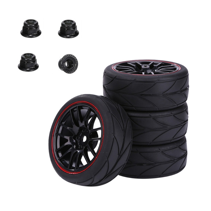 Bánh Xe Cao Su Cho Xe Đồ Chơi Điều Khiển Từ Xa Wltoys 144001 Xe Hơi Đồ Chơi Tỉ Lệ 1 / 10 Chất Lượng Cao