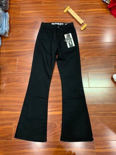 QUẦN JEANS LOE ĐEN DÁNG DÀI LƯNGCAO- Hình thật- Đẹp xuất sắc | BigBuy360 - bigbuy360.vn