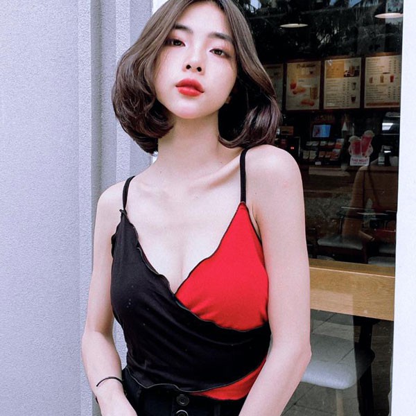 Áo croptop 2 dây chéo ngực - YA130140