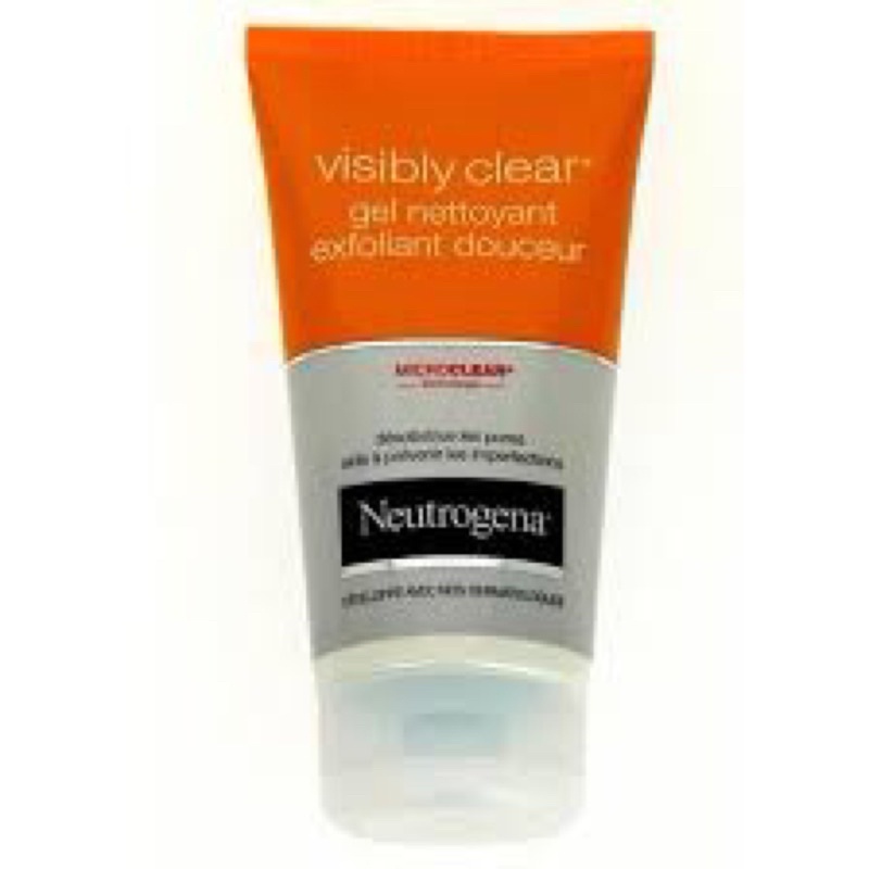 Sữa Rửa Mặt Loại Bỏ Mụn Đầu Đen, Mụn Nhỏ Li Ti Neutrogena Visibly Clear Crème Désincrustant