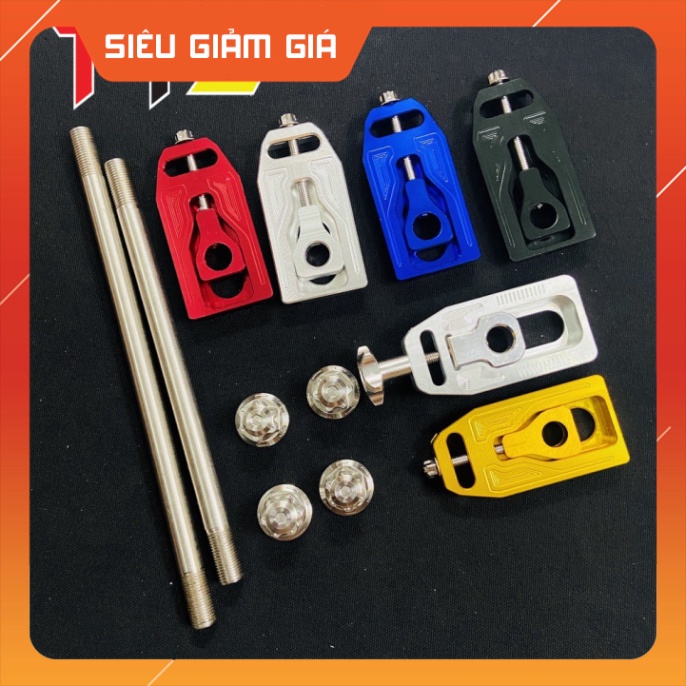 BÁT TĂNG SÊN CNC, TRỤC CỐT BÁNH TRƯỚC SAU TÁN SALAYA SỬ DỤNG CHO XE WAVE DREAM CÁC ĐỜI ( FULL MÀU )