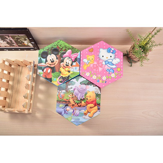 Hộp bút màu xoay 4 tầng 46 món cho bé gồm chì, dạ, sáp, màu vẽ tuyệt đẹp